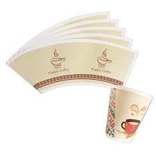 Wholesale 150-350gsm Flexographic Printed Paper Cup Fans Using Hot Cold Drinks Cup and Bowl