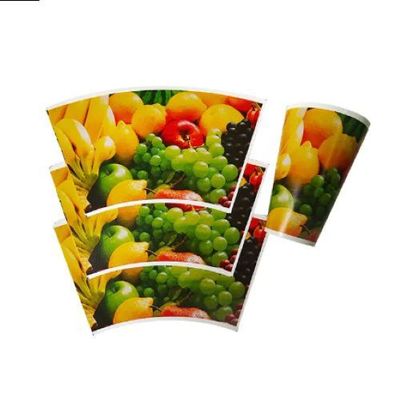 170GSM Single Double PE Paper Cup Fan for Disposable Coffee Beverage Paper Cup