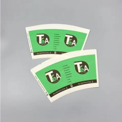Pulp Raw Material 260GSM Food Grade Coated Cardboard Designs Paper Cup Fan