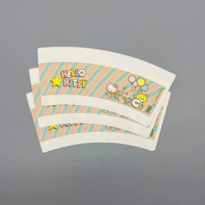 100% Virgin Wood Pulp Double PE Coated Paper Cup Raw Material Paper Cup Fan for Cold Drink