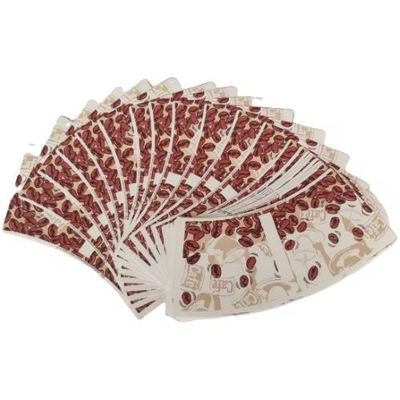 Hot Selling Disposable 100% Biodegradable Hot Double Wall Coffee Cup Paper Cup Fan