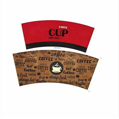 Greaseproof Eco friendly Paper Cup Fan Produced From FSC certified PE Coated Paper